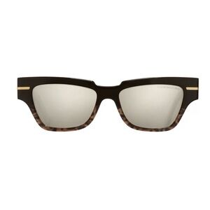 Cutler and Gross Semi Rectangular Sunglasses Tortoiseshell NIB